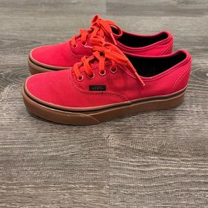 Women’s Red Vans